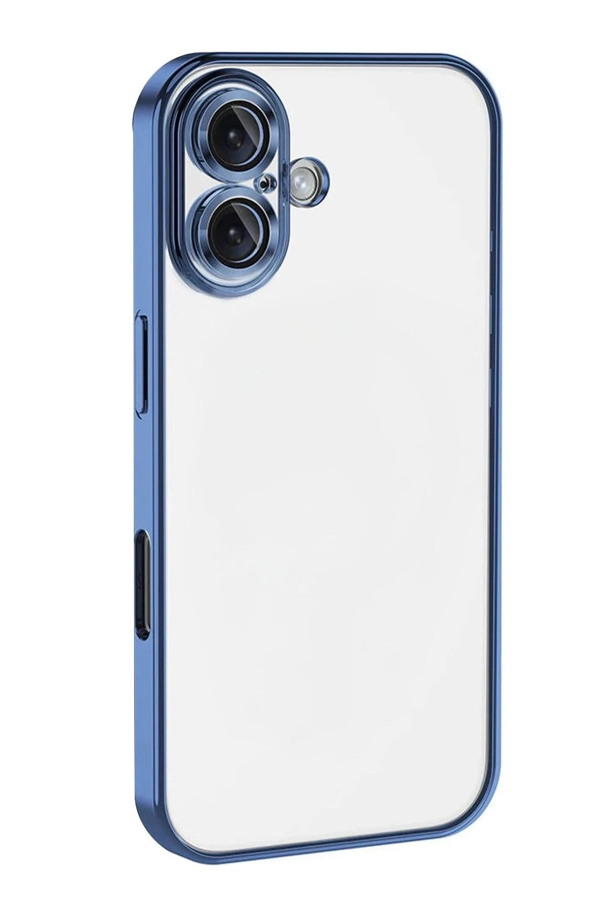 Mey İthalat® iPhone 17 Lensli Silikon - Açık Mavi