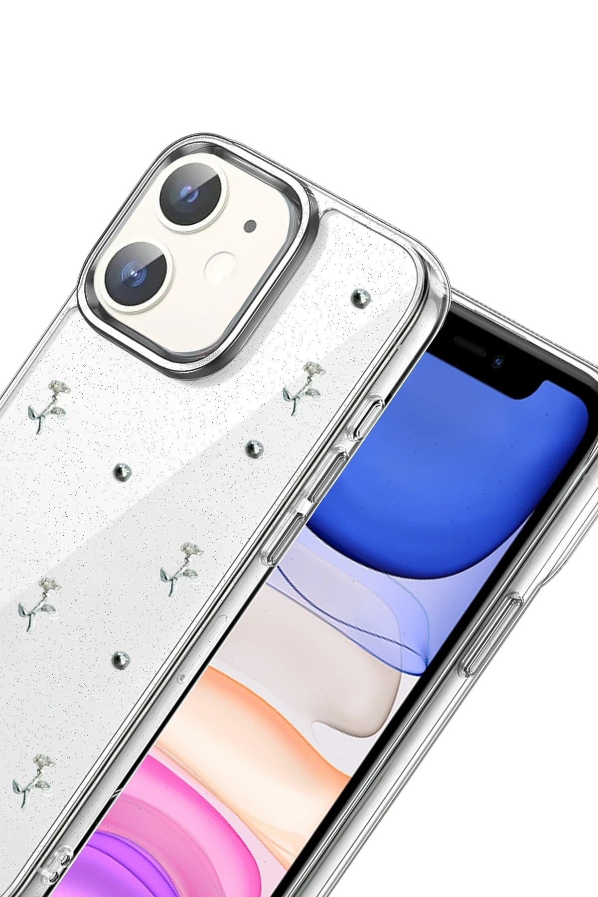 Mey İthalat® iPhone 11 Fiyonk Desenli Kapak - Desen 4