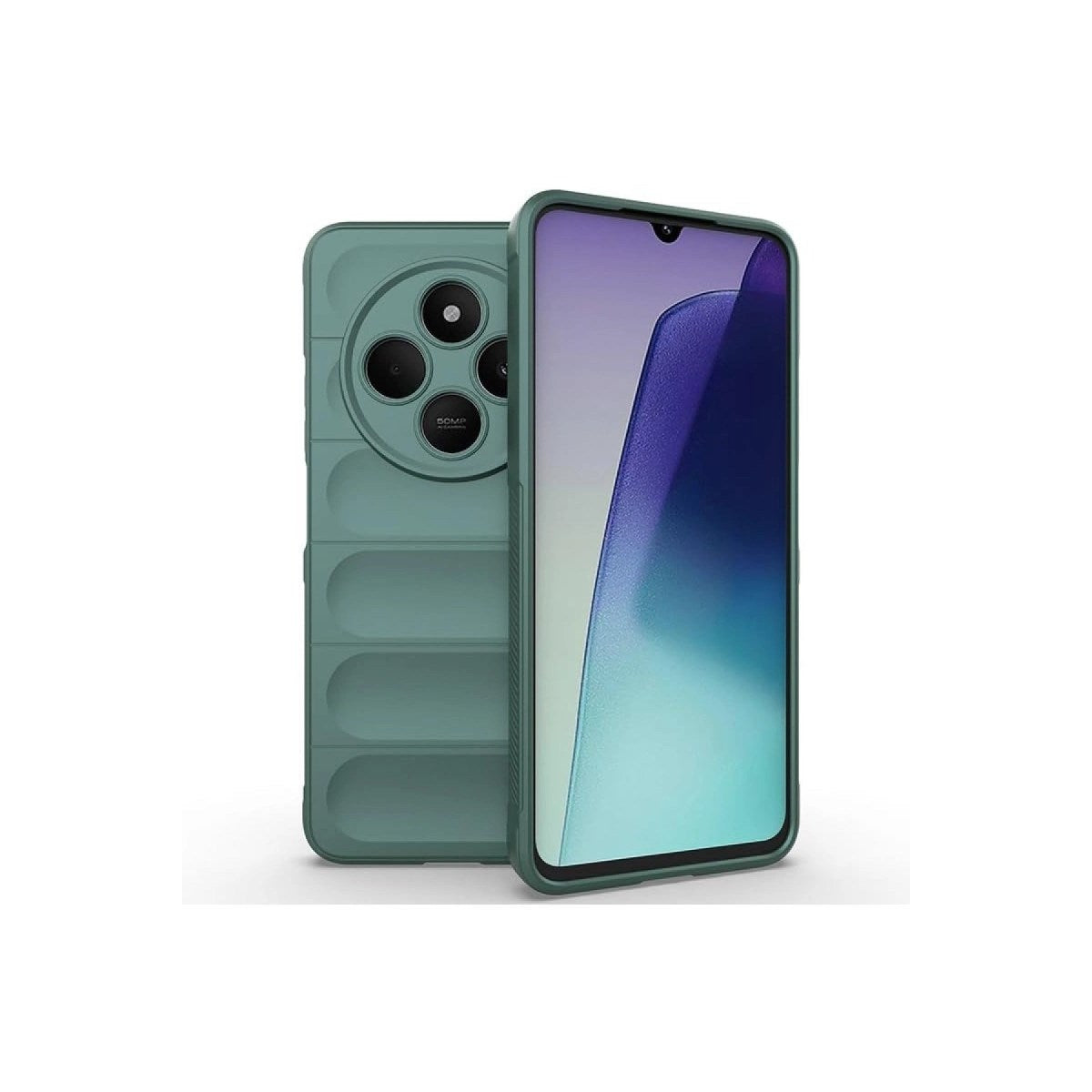 Mey İthalat® Redmi 14C Kılıf Optimum Silikon - Koyu Yeşil
