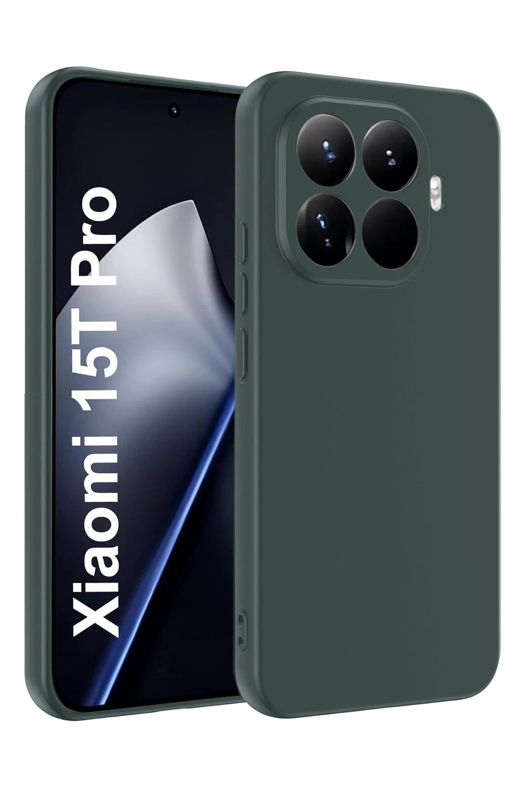 Mey İthalat® Mi 15T Pro First Silikon - Koyu Yeşil