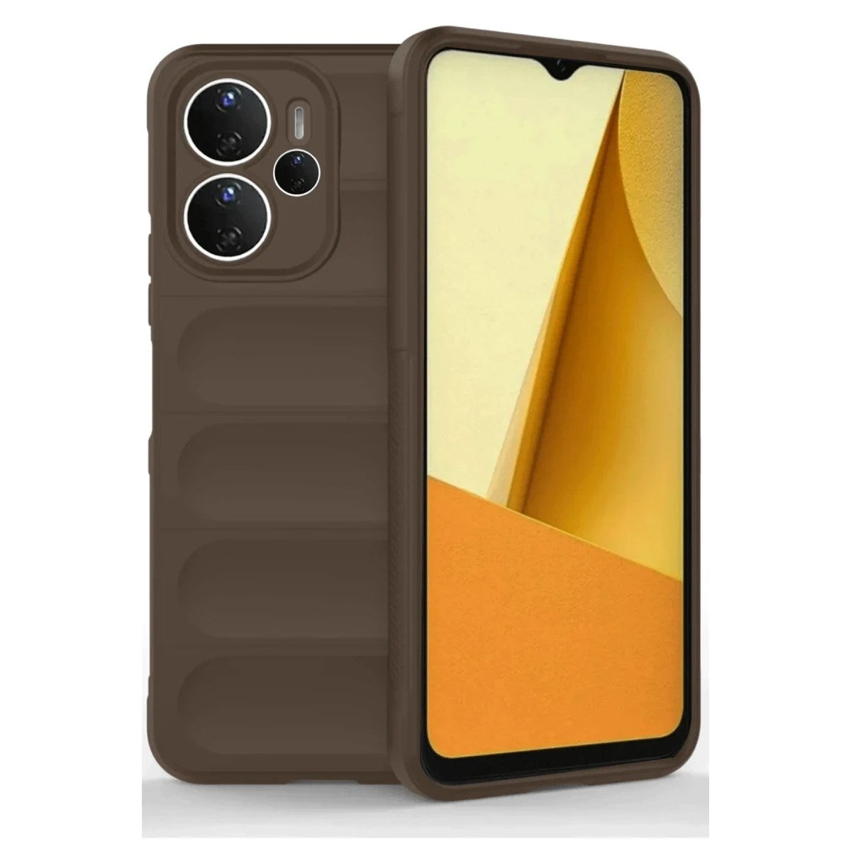 Mey İthalat® Redmi Note 14 4G Kılıf Optimum Silikon - Kahverengi