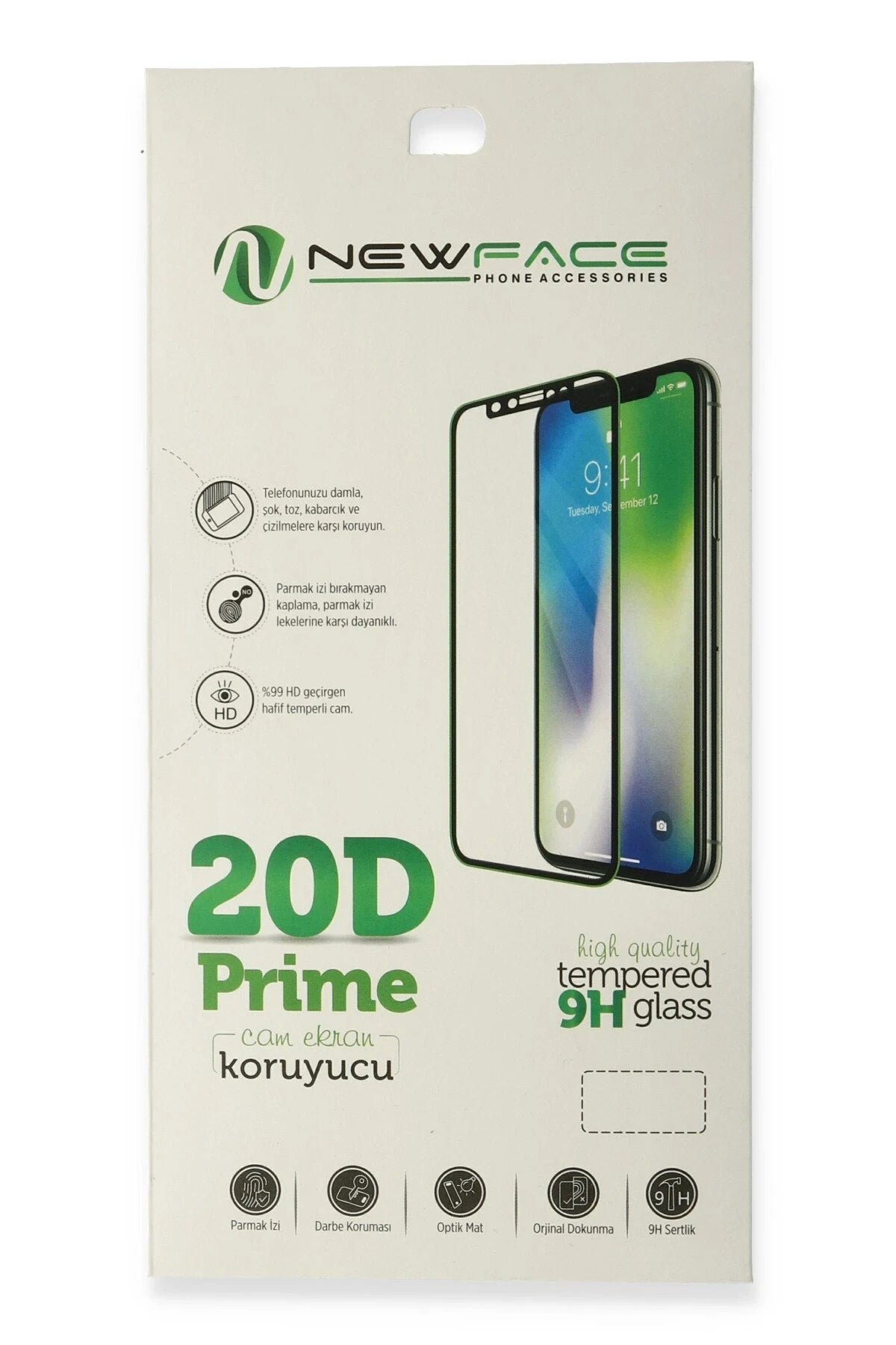 Mey İthalat® iPhone 6 Plus 20D Premium Cam Ekran Koruyucu - Siyah