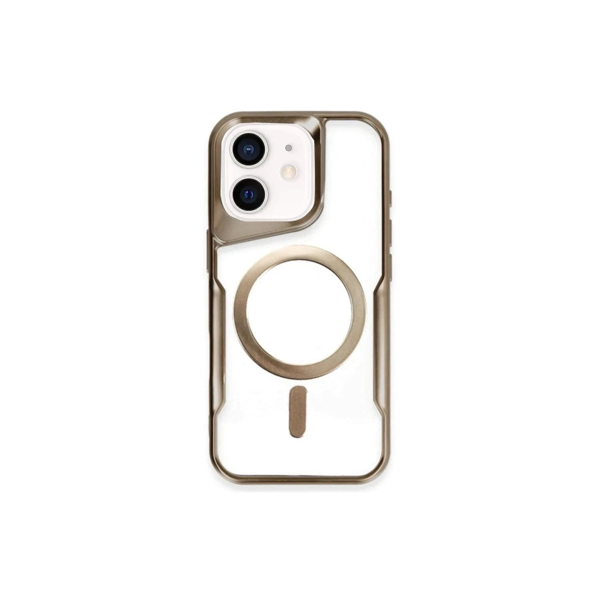 Mey İthalat® iPhone 11 Kılıf Boyi Magsafe Silikon Kapak - Çöl Titanyum