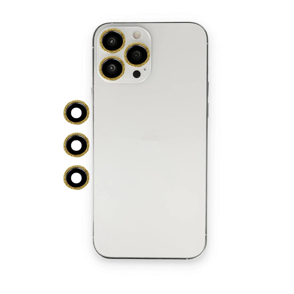 Mey İthalat® iPhone 12 Pro Max Shine Kamera Lens - Gold