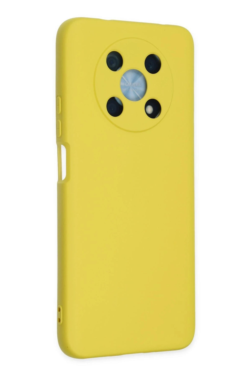 Mey İthalat® Huawei Nova Y90 Kılıf Nano içi Kadife Silikon - Sarı