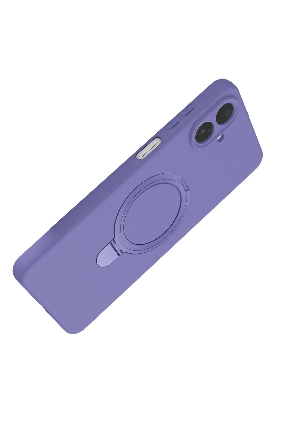 Mey İthalat® Samsung Galaxy A07 4G Regal Magsafe Standlı Kapak - Lila