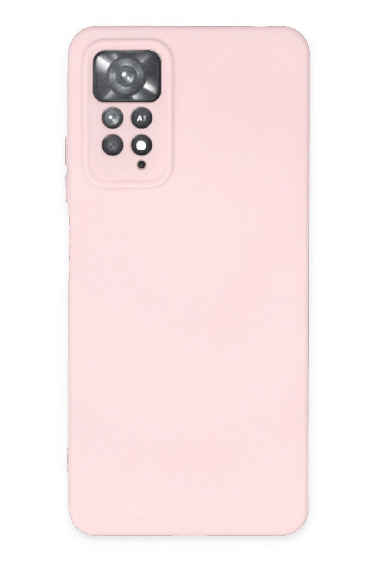 Mey İthalat® Redmi Note 11 Pro Kılıf Nano içi Kadife Silikon - Pudra