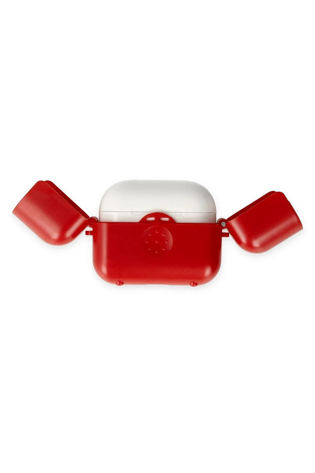 Mey İthalat® Airpods 3 (3.nesil) Basmalı Kılıf - Kırmızı