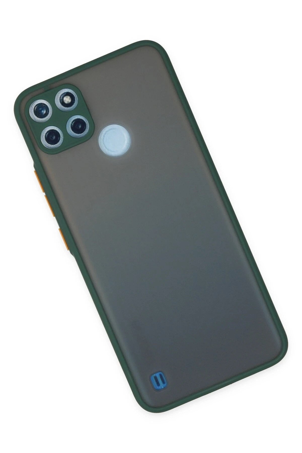 Mey İthalat® Realme C21Y Kılıf Montreal Silikon Kapak - Yeşil