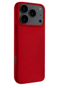 Mey İthalat® iPhone 17 Pro Max Nano içi Kadife Silikon - Kırmızı