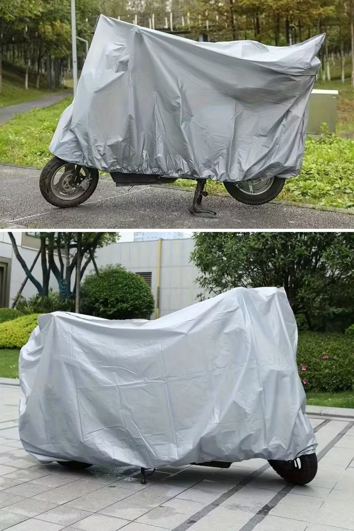Su Geçirmez Yağmur,Kar,Dolu Koruyucu Motorsiklet Brandası - Örtüsü
