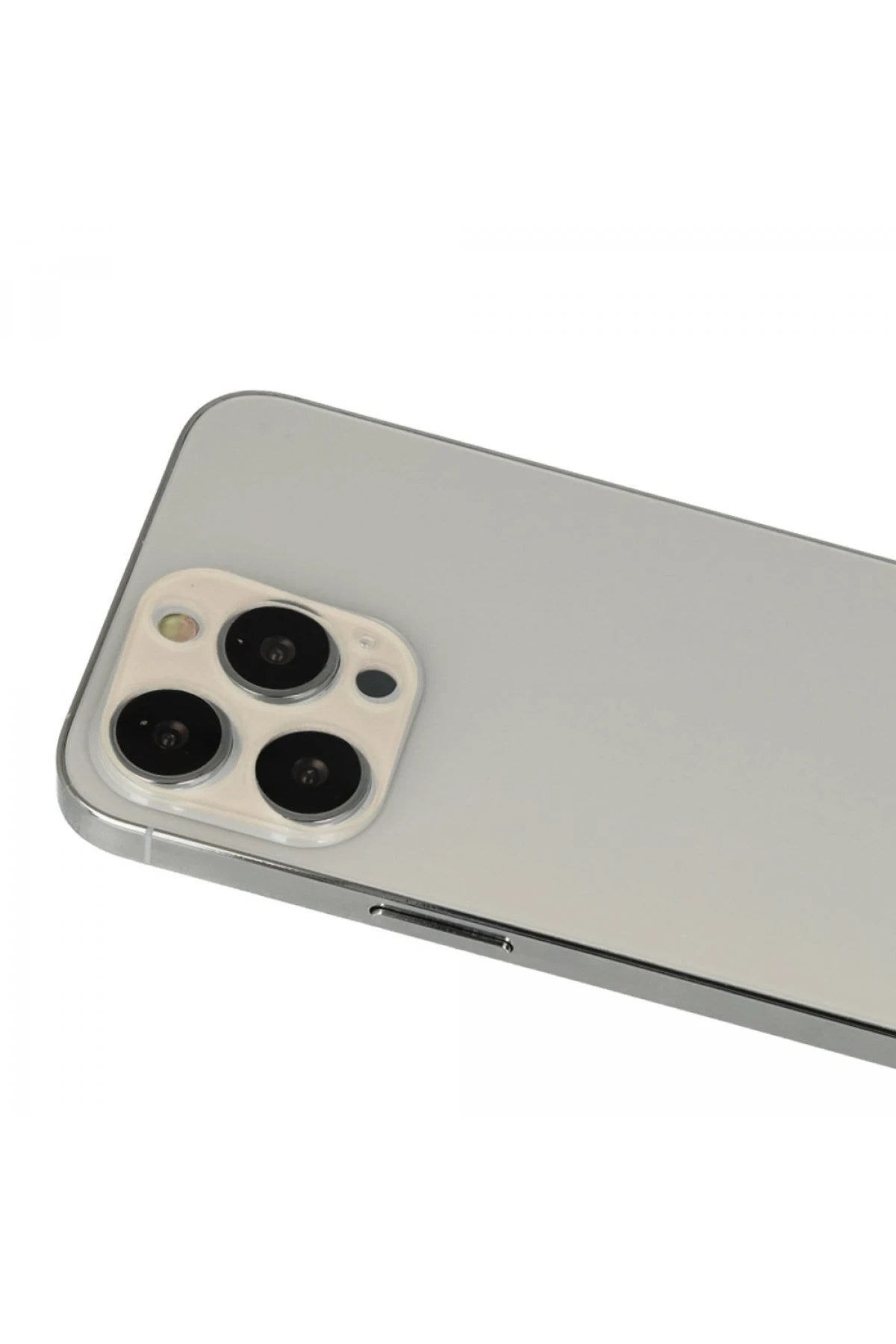 Mey İthalat® iPhone 13 Pro Max Rainbow Kamera Lens Koruma Cam - Rose Gold