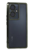 Mey İthalat® Vivo V29 Lite Kılıf Lensli Silikon - Yeşil