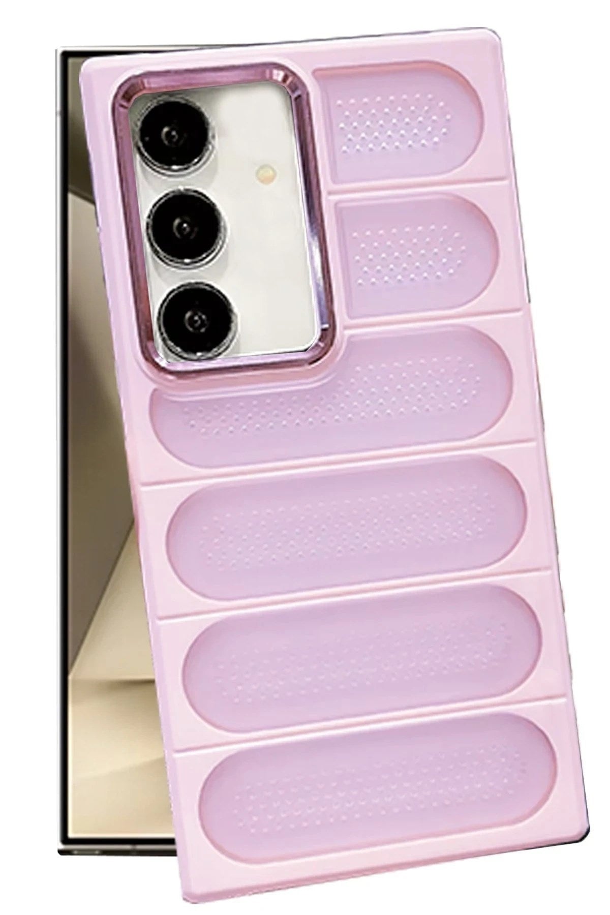 Mey İthalat® Samsung Galaxy S24 Kılıf Airmax Silikon Kapak - Pembe