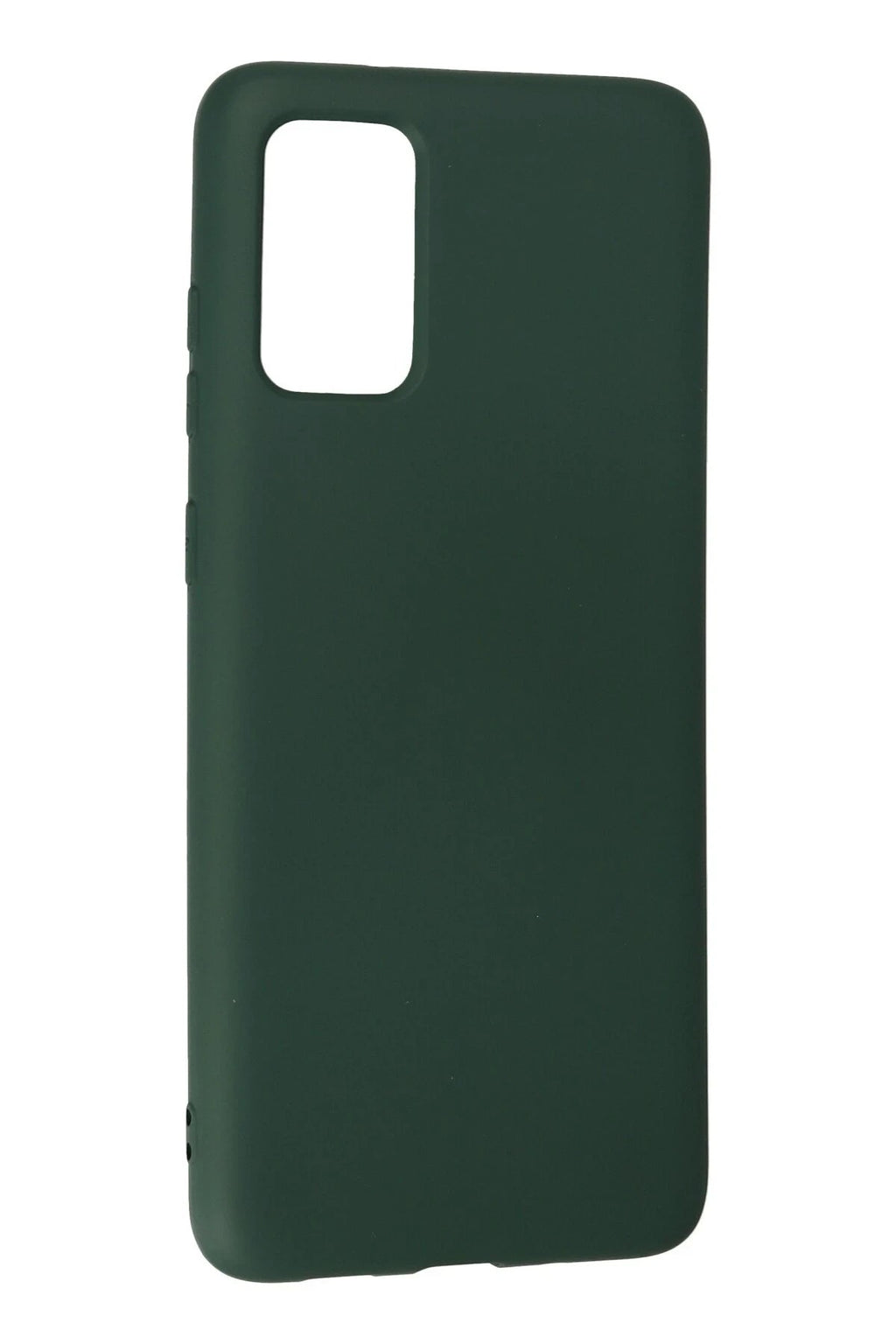 Mey İthalat® Samsung Galaxy S20 Plus Kılıf Nano içi Kadife Silikon - Koyu Yeşil