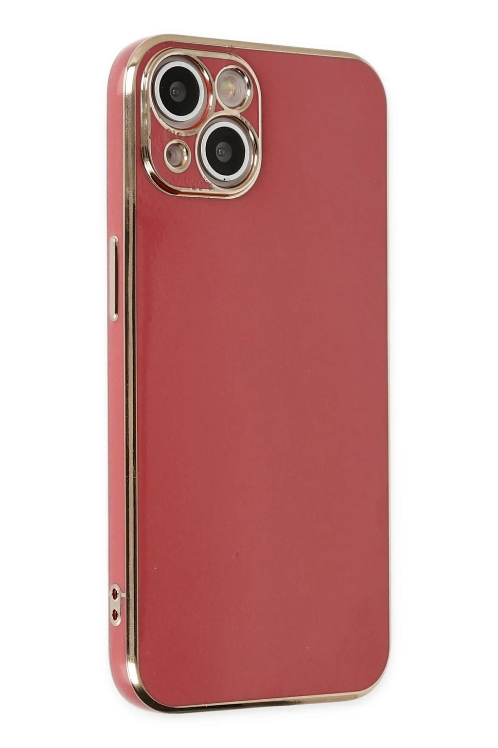 Mey İthalat® iPhone 14 Kılıf Volet Silikon - Kırmızı