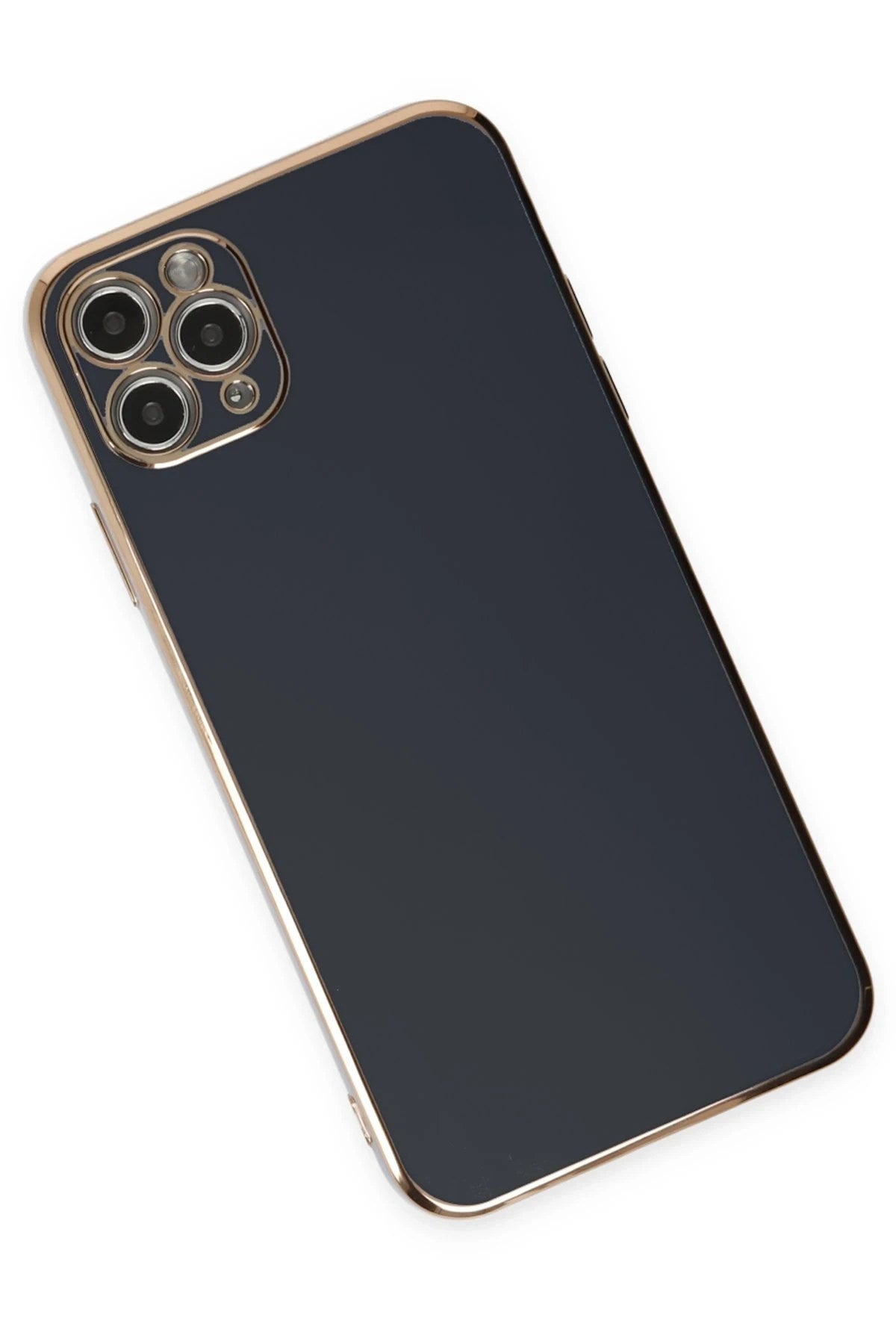 Mey İthalat® iPhone 11 Pro Max Kılıf Volet Silikon - Siyah
