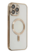 Mey İthalat® iPhone 13 Pro Max Kılıf Kross Magneticsafe Kapak - Gold