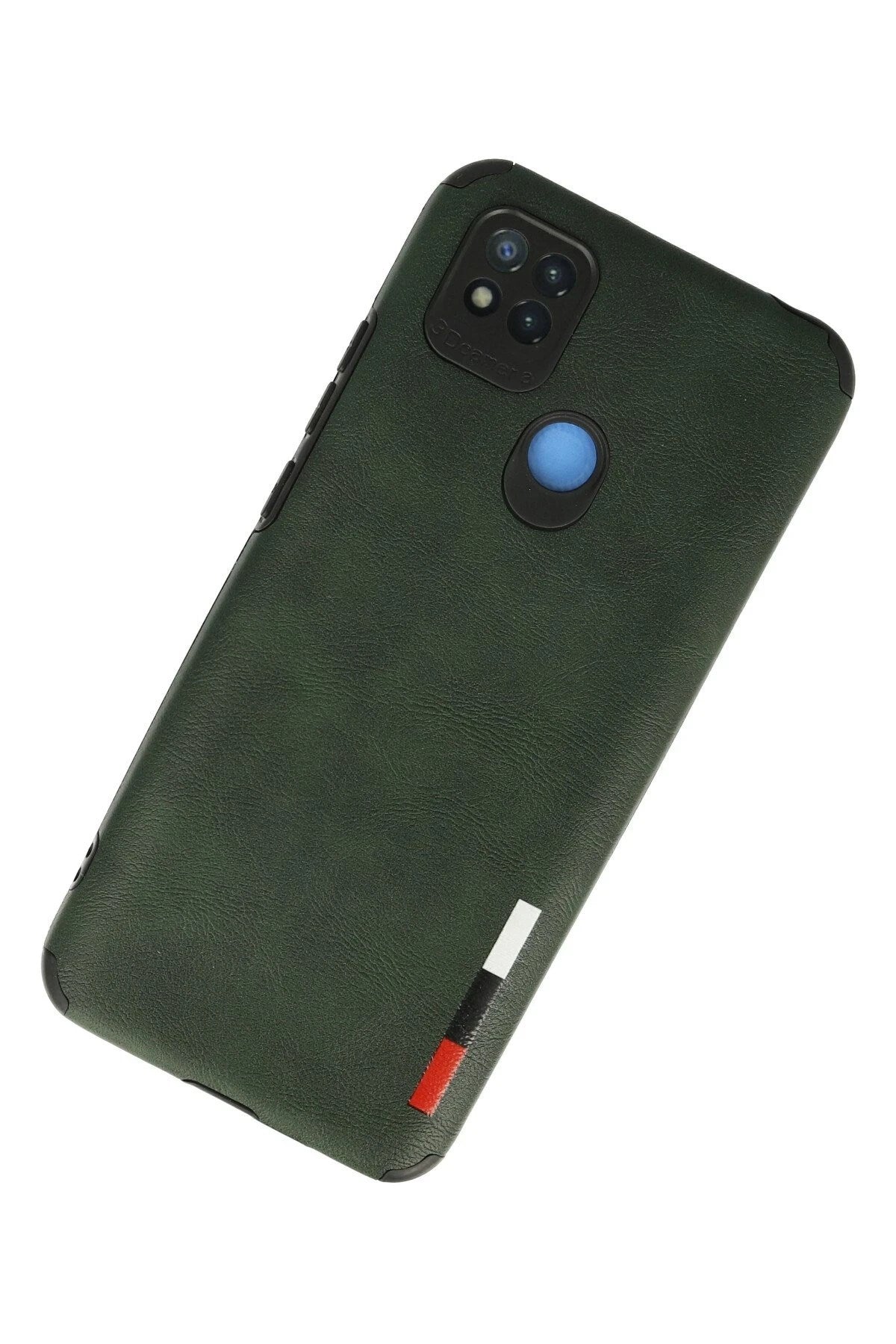 Mey İthalat® Redmi 9C Kılıf Loop Deri Silikon - Yeşil