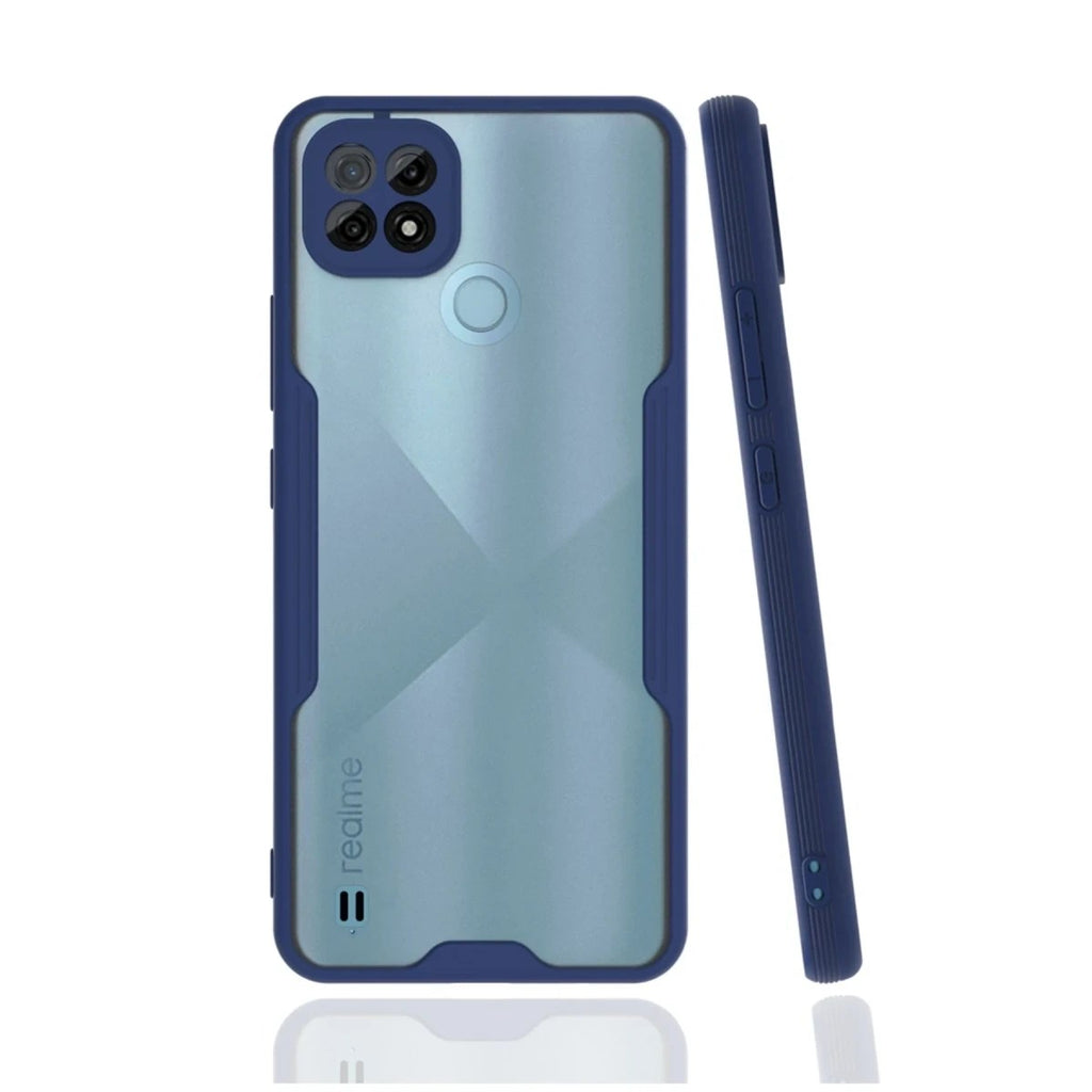 Mey İthalat® Realme C21 Kılıf Platin Silikon - Lacivert