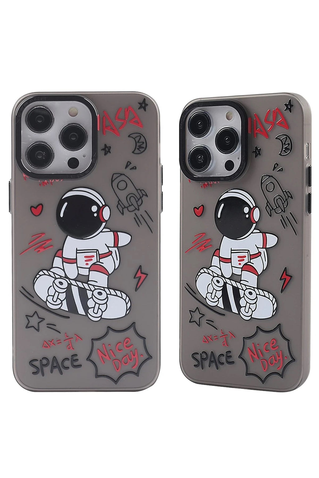 Mey İthalat® iPhone 14 Pro Max Kılıf Desenli Kapak - Siyah - 1