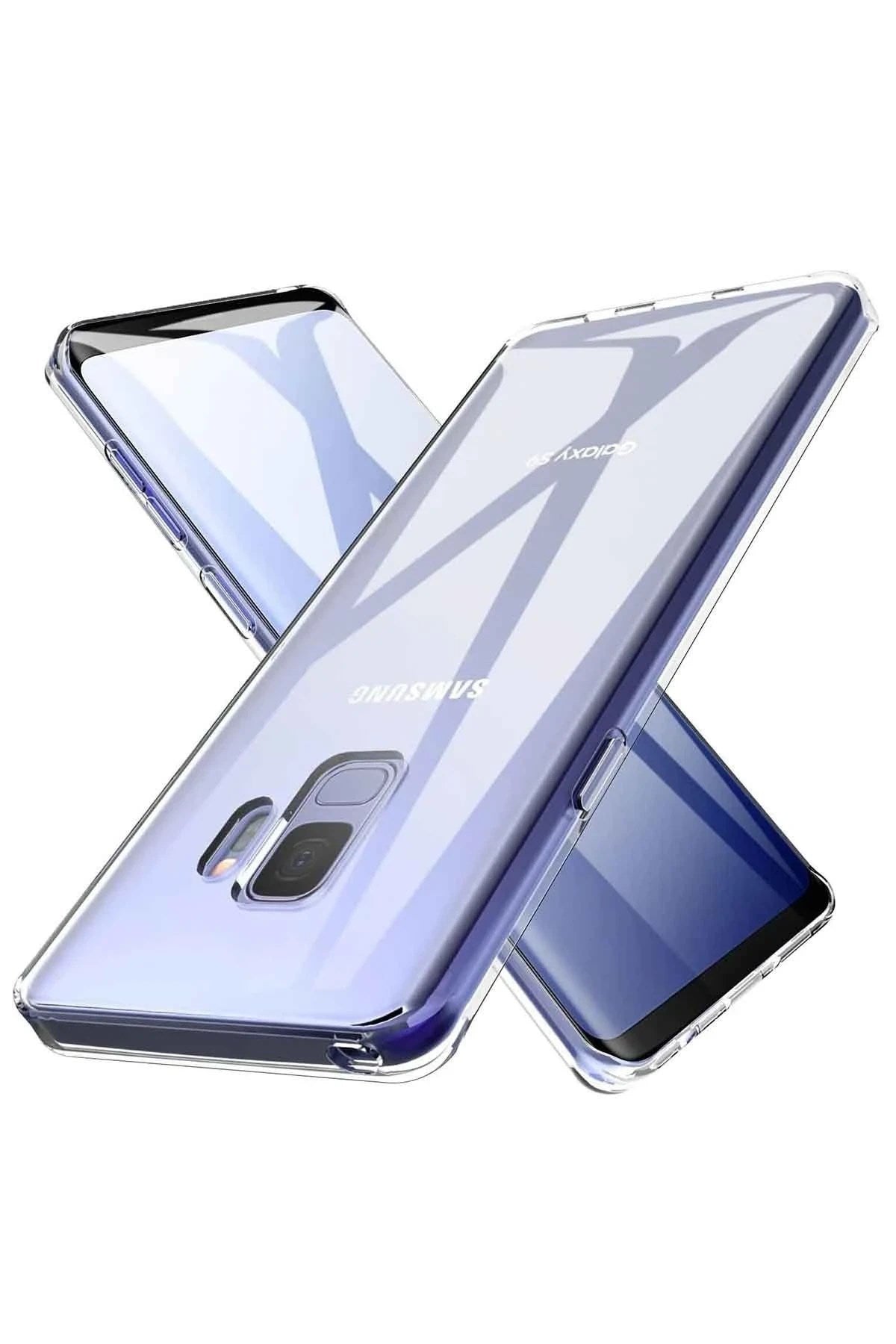 Mey İthalat® Samsung Galaxy S9 Kılıf Lüx Şeffaf Silikon