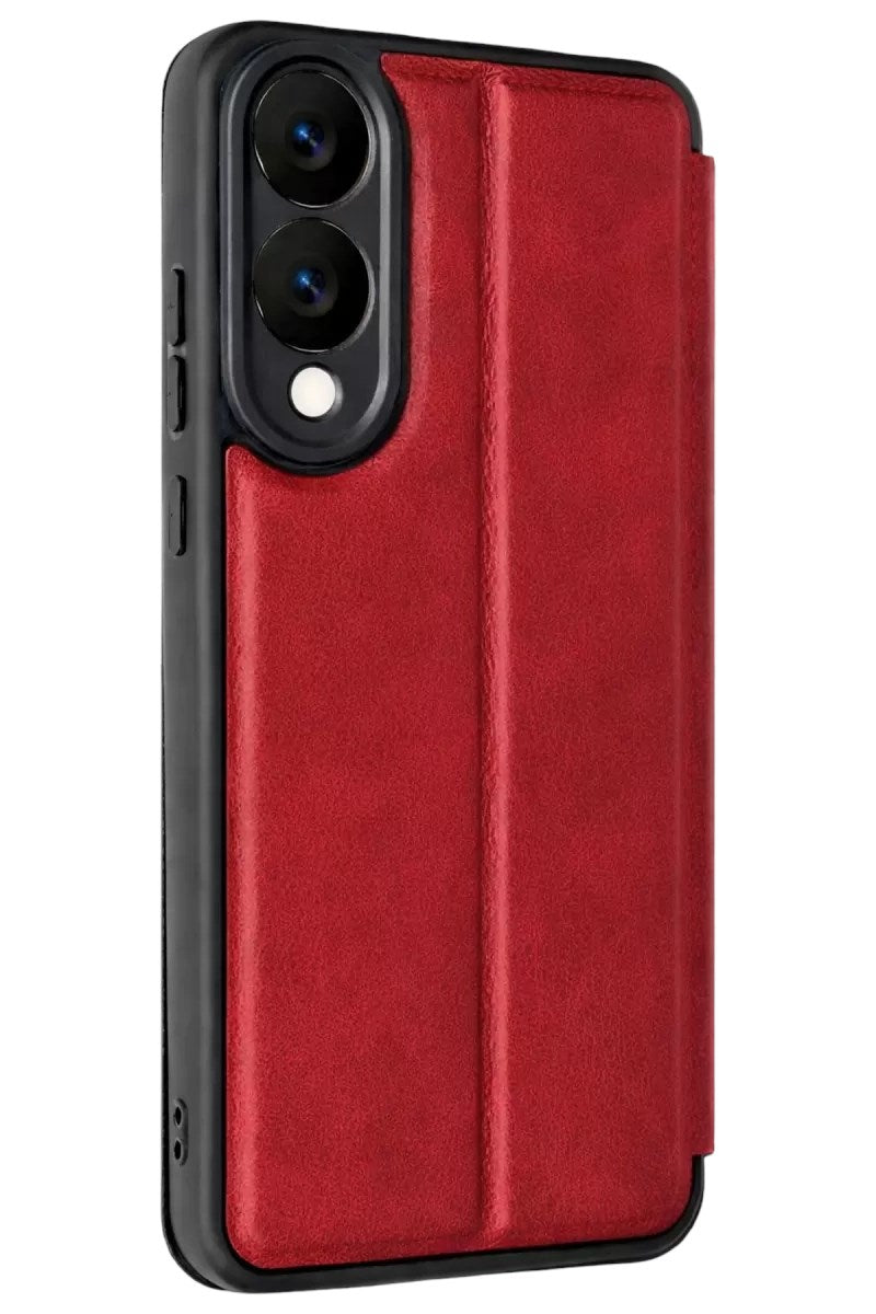 Mey İthalat® Samsung Galaxy S25 Edge Flip Cover - Kırmızı