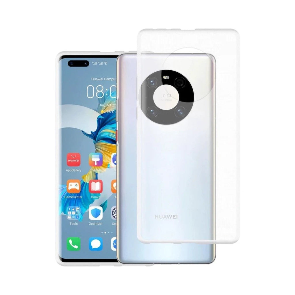 Mey İthalat® Huawei Mate 40 Pro Kılıf Lüx Şeffaf Silikon