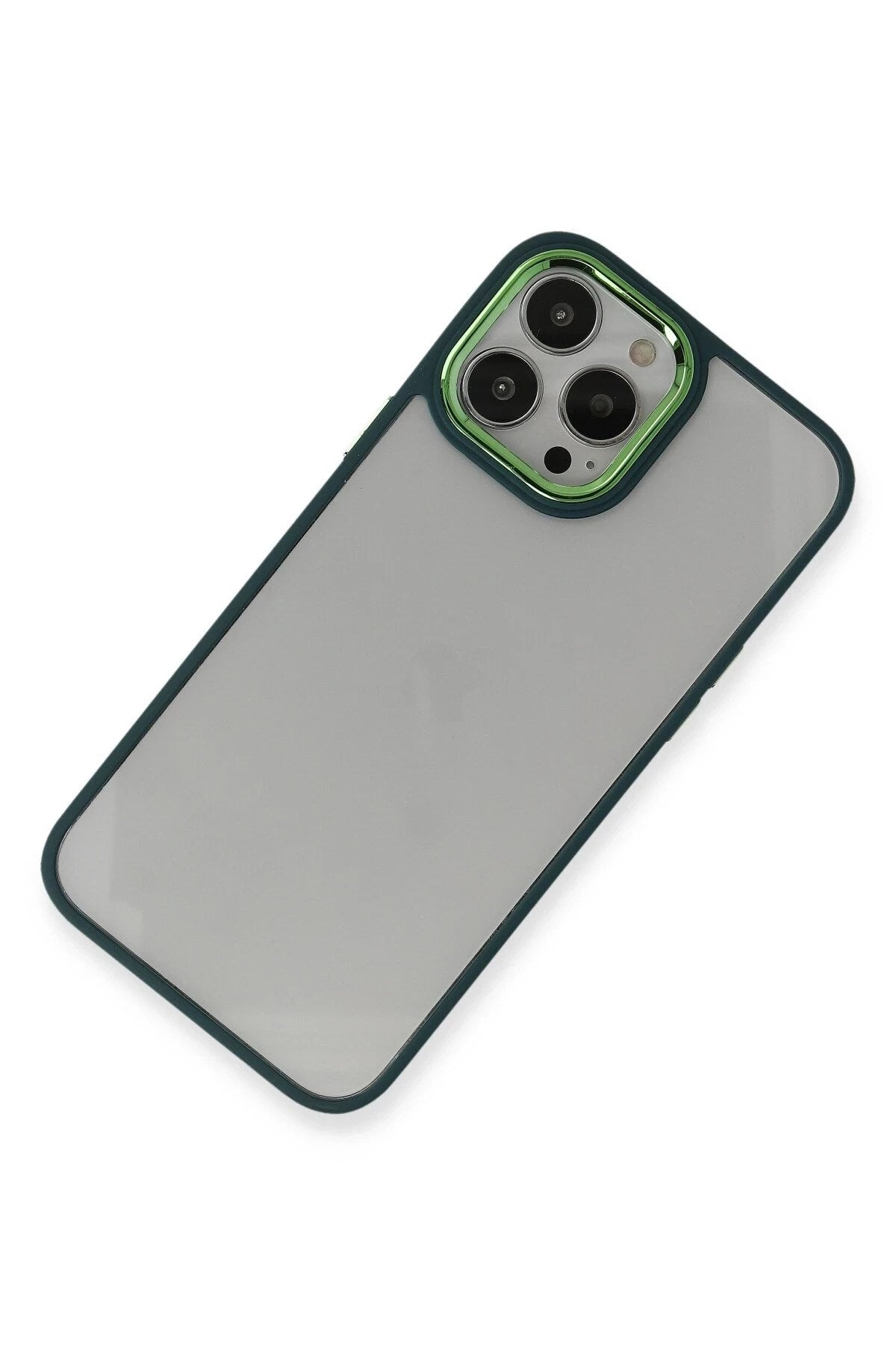 Mey İthalat® iPhone 14 Pro Kılıf Dora Kapak - Haki Yeşil