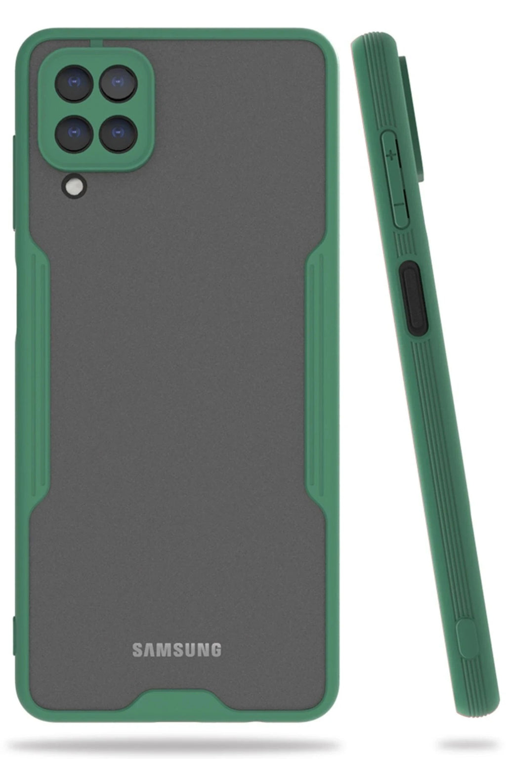 Mey İthalat® Samsung Galaxy A22 Kılıf Platin Silikon - Yeşil