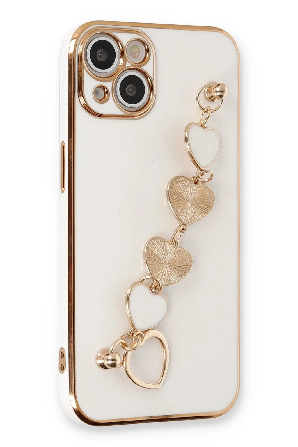 Mey İthalat® iPhone 14 Kılıf Esila Silikon - Beyaz