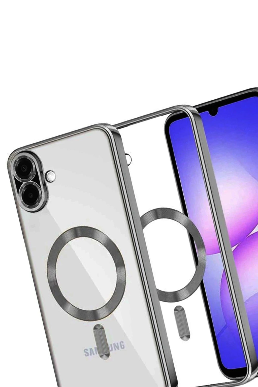 Mey İthalat® Samsung Galaxy A07 4G Kross Magneticsafe Kapak - Titan Gri