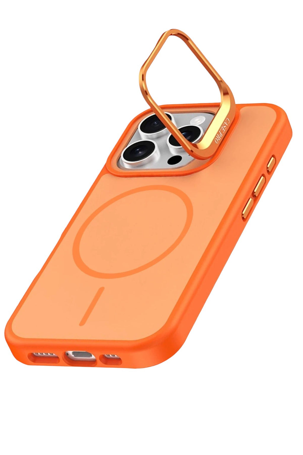 Mey İthalat® iPhone 16 Pro Max Flexa Magsafe Kapak - Turuncu