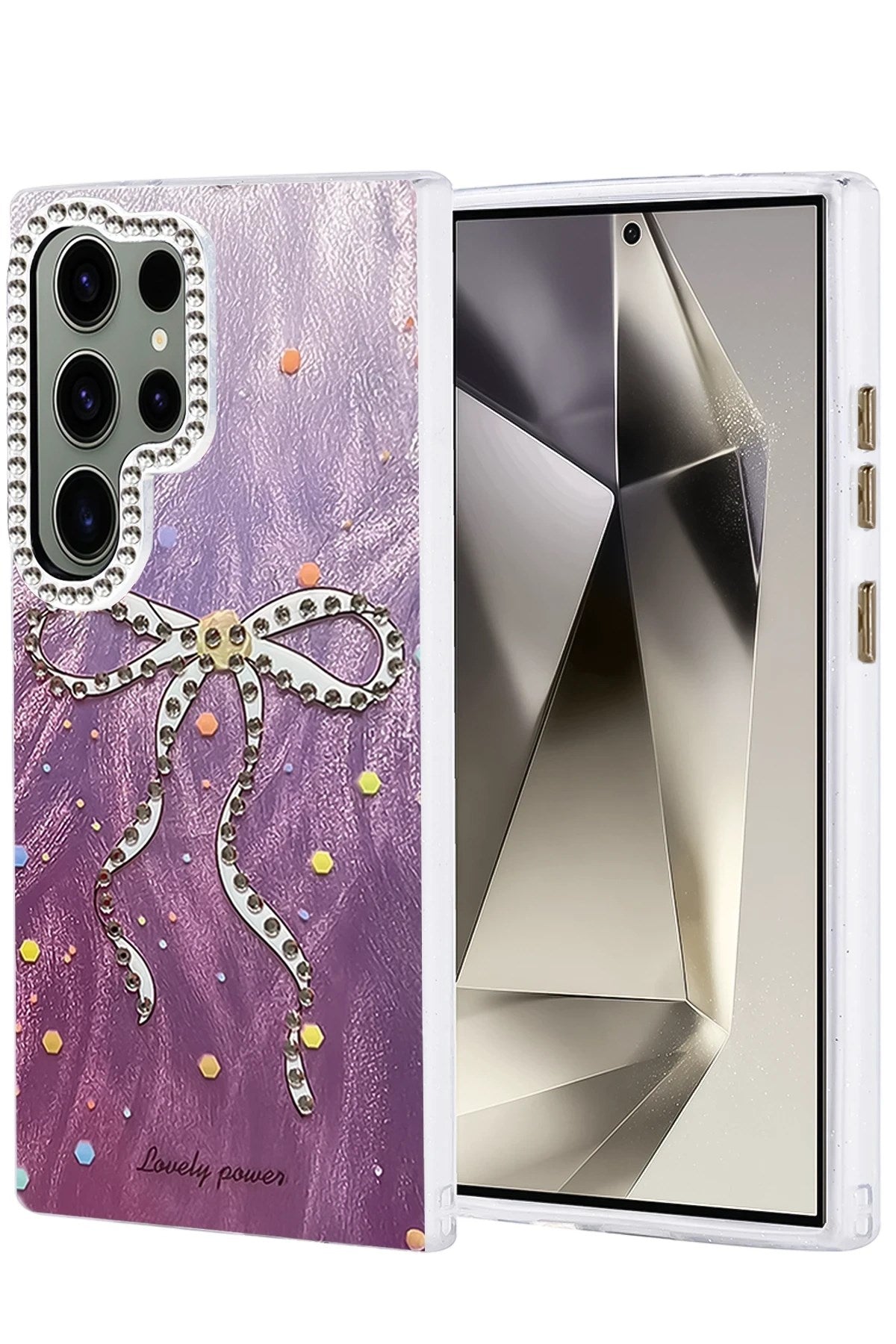 Mey İthalat® Samsung Galaxy S24 Ultra Kılıf Blade Aynalı Desenli Kapak - Desen 1