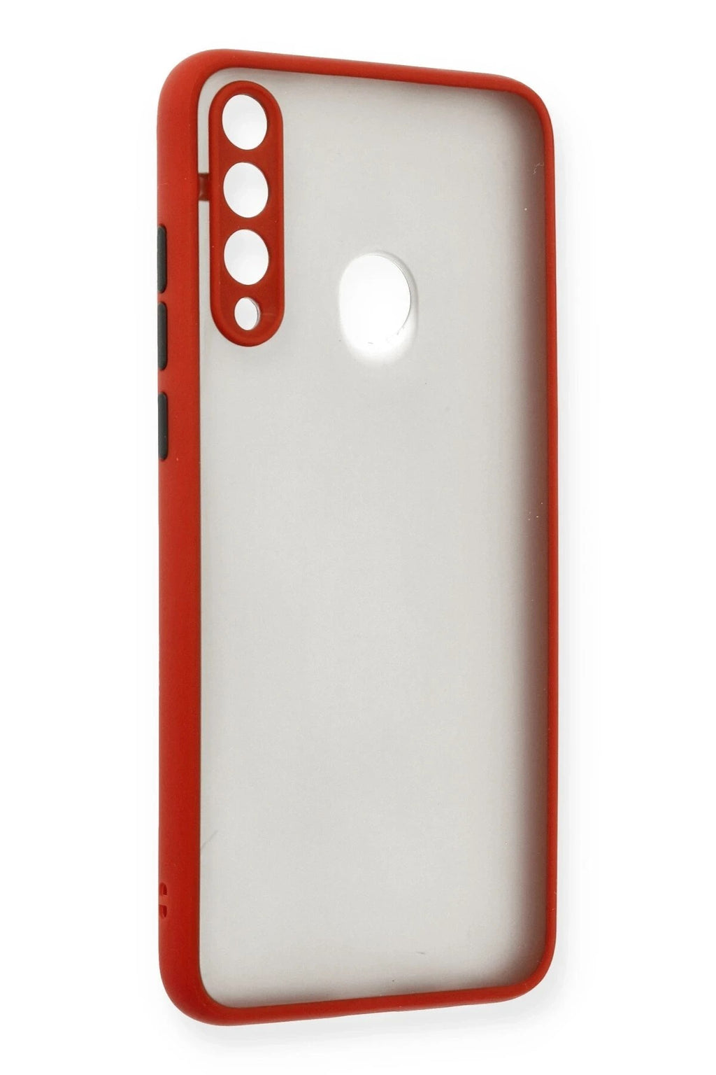 Mey İthalat® Huawei Y6P Kılıf Montreal Silikon Kapak - Kırmızı
