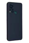 Mey İthalat® İnfinix Hot 11s Kılıf Nano içi Kadife Silikon - Lacivert