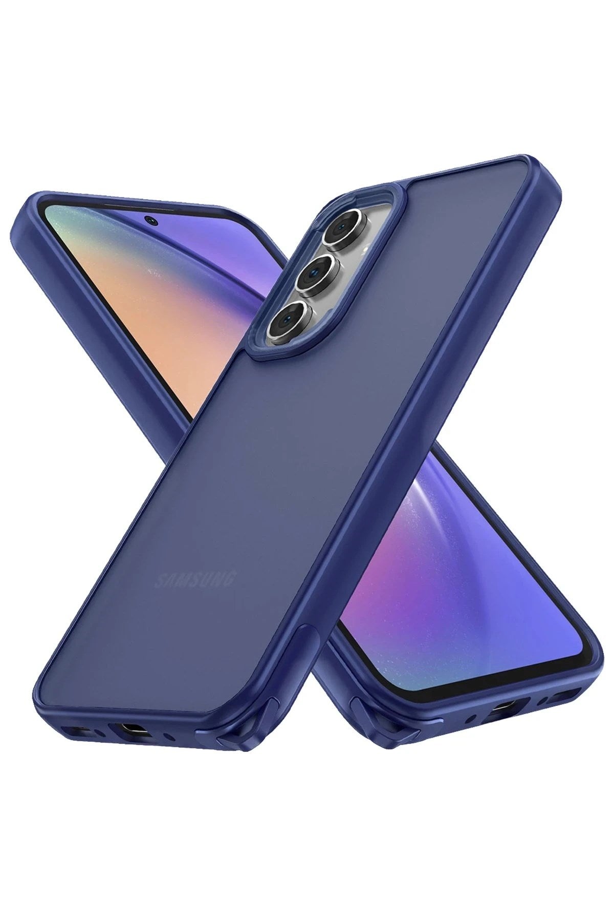 Mey İthalat® Samsung Galaxy A05S Kılıf Elegant Kapak - Lacivert