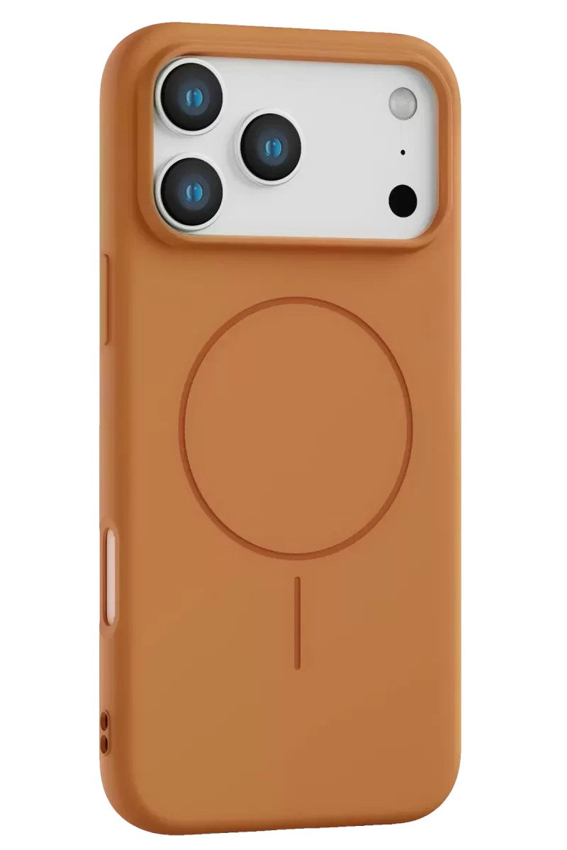 Mey İthalat® iPhone 17 Pro Jully Magsafe Kapak - Turuncu