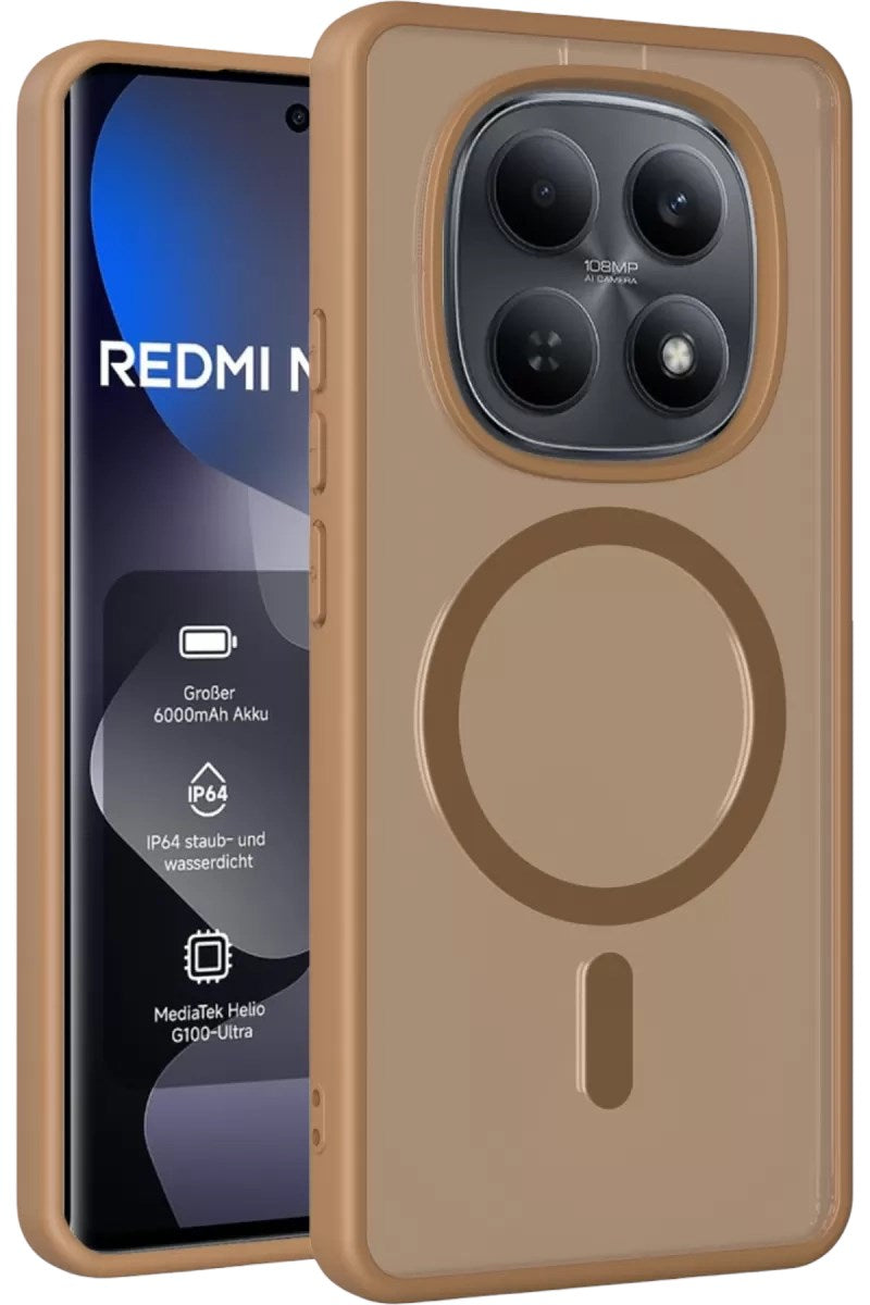 Mey İthalat® Redmi Note 15 Pro Plus 5G Jota Magsafe Kapak - Çöl Titanyum