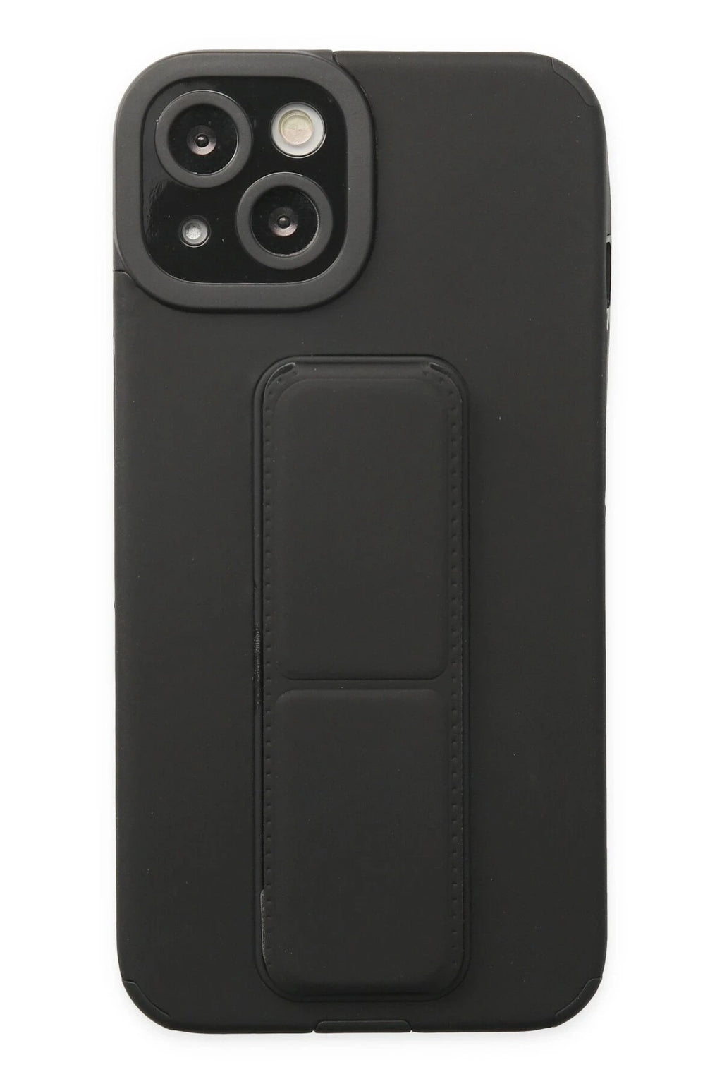 Mey İthalat® iPhone 14 Plus Kılıf Mega Standlı Silikon - Siyah