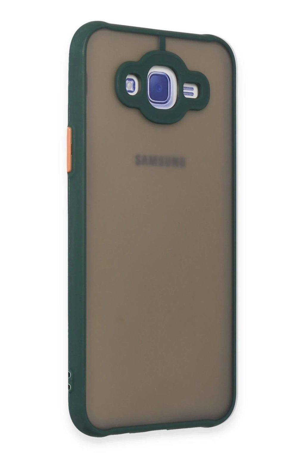 Mey İthalat® Samsung Galaxy J7 Kılıf Montreal Silikon Kapak - Yeşil