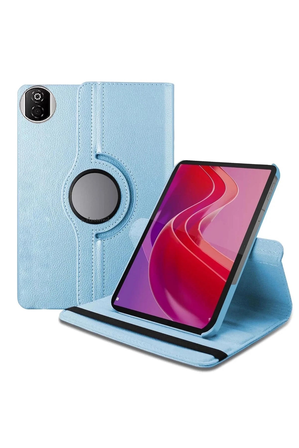 Mey İthalat® Huawei Honor Pad X7 360 Tablet Deri Kılıf - Mavi