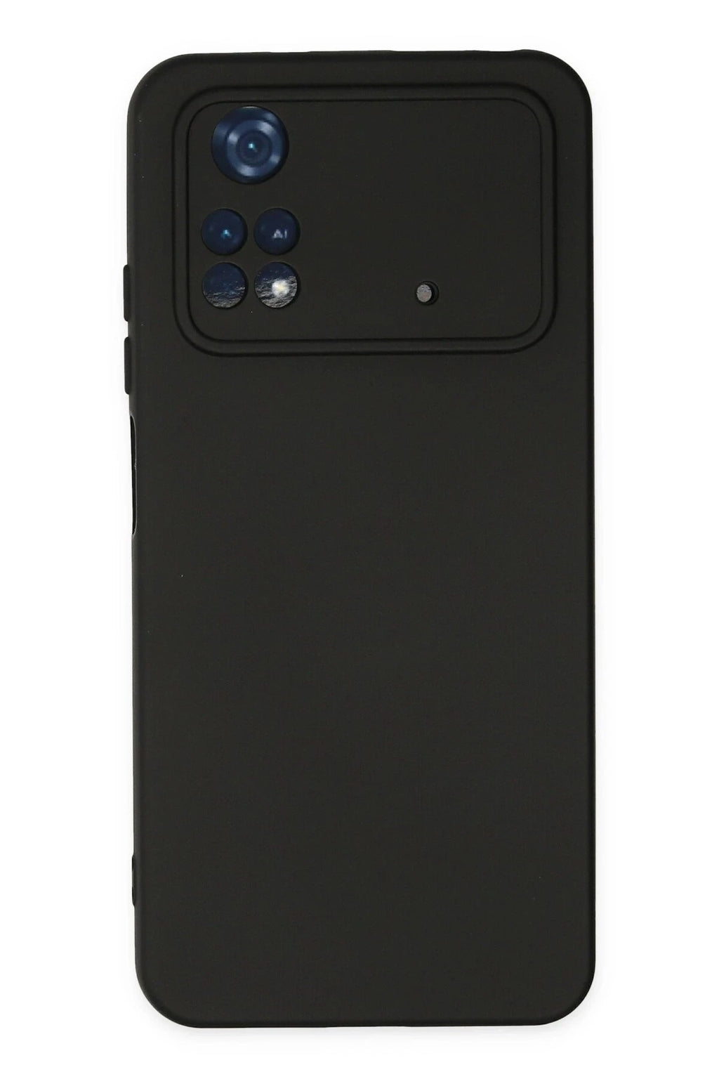 Mey İthalat® Poco M4 Pro 4G Kılıf Nano içi Kadife Silikon - Siyah