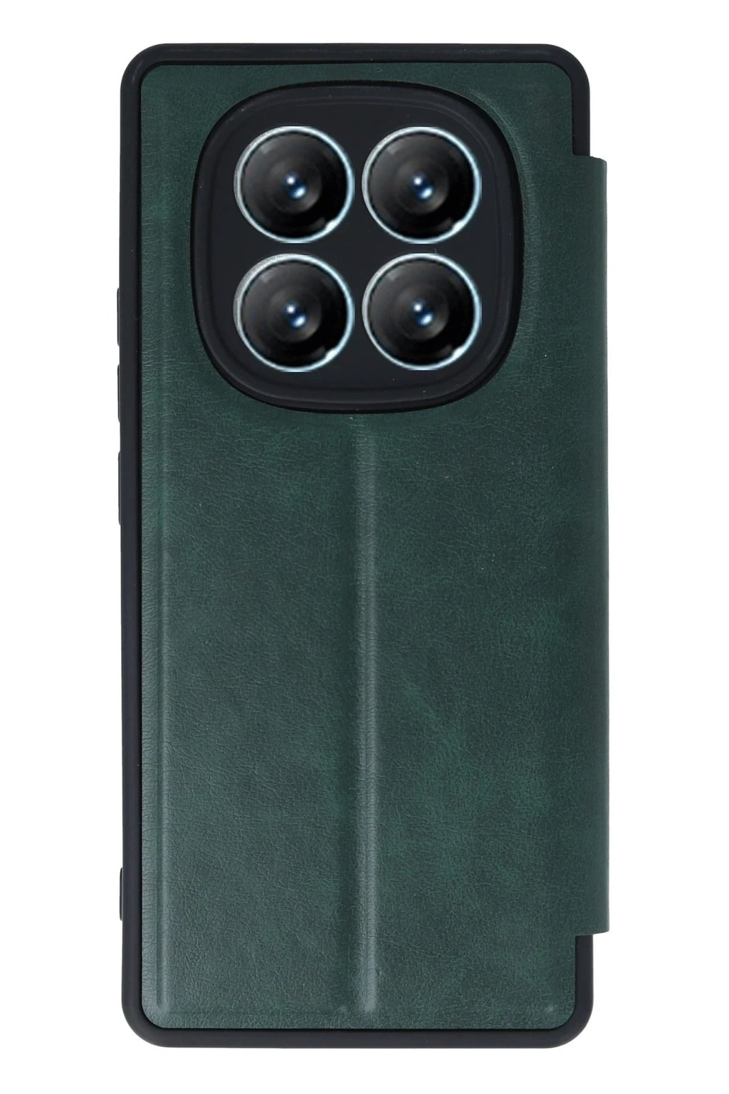 Mey İthalat® Redmi Note 14 Pro 5G Kılıf Flip Cover - Koyu Yeşil