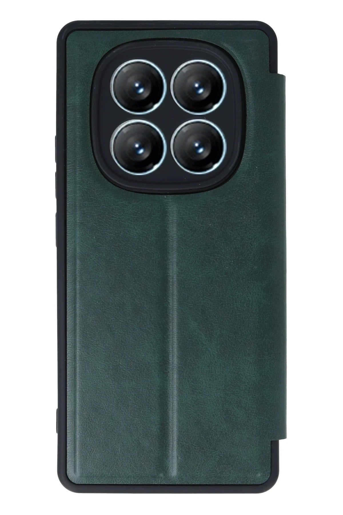 Mey İthalat® Redmi Note 14 Pro 5G Kılıf Flip Cover - Koyu Yeşil