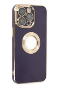 Mey İthalat® iPhone 14 Pro Kılıf Store Silikon - Derin Mor