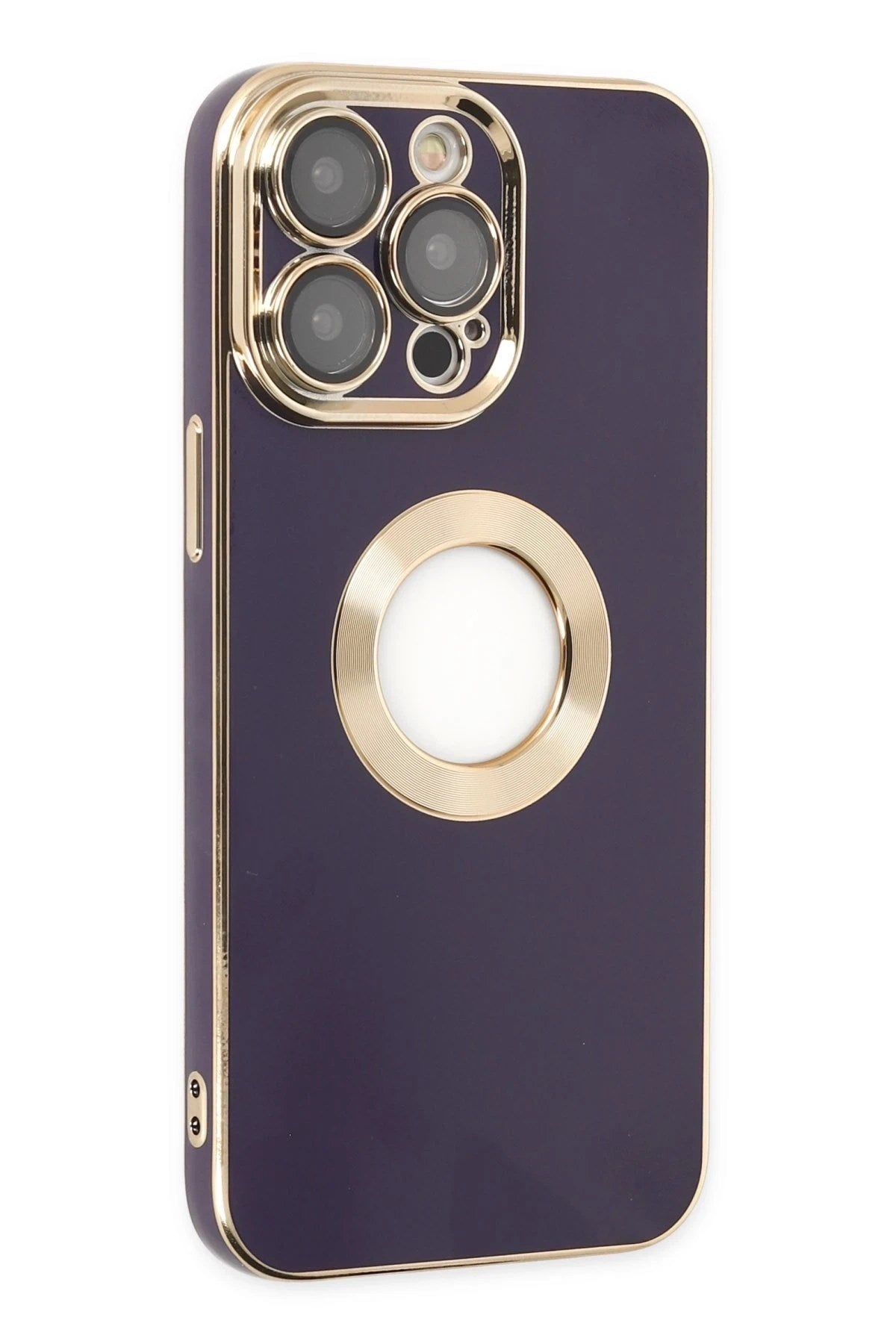 Mey İthalat® iPhone 14 Pro Kılıf Store Silikon - Derin Mor