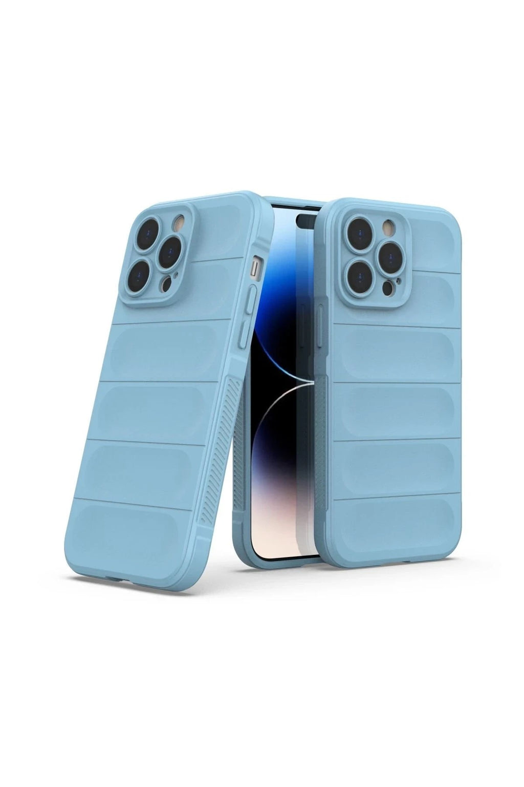 Mey İthalat® iPhone 15 Pro Kılıf Optimum Silikon - Sky Blue