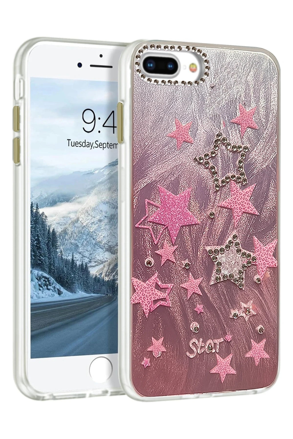 Mey İthalat® iPhone 7 Plus Kılıf Blade Aynalı Desenli Kapak - Desen 7