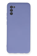 Mey İthalat® Samsung Galaxy A03S Kılıf Nano içi Kadife Silikon - Lila